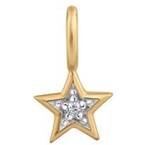 Anhänger Gold 585 Stern-Motiv mit Brillant 0,005ct - OROLINO - Modalova