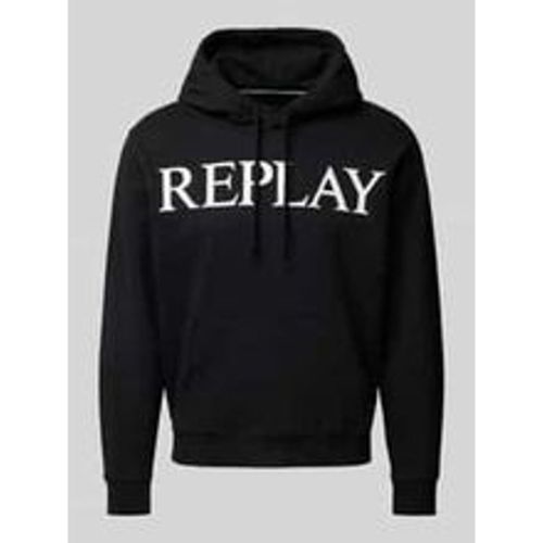 Hoodie mit Label-Print - Replay - Modalova