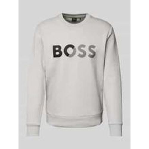 Sweatshirt mit Label-Print - BOSS Green - Modalova