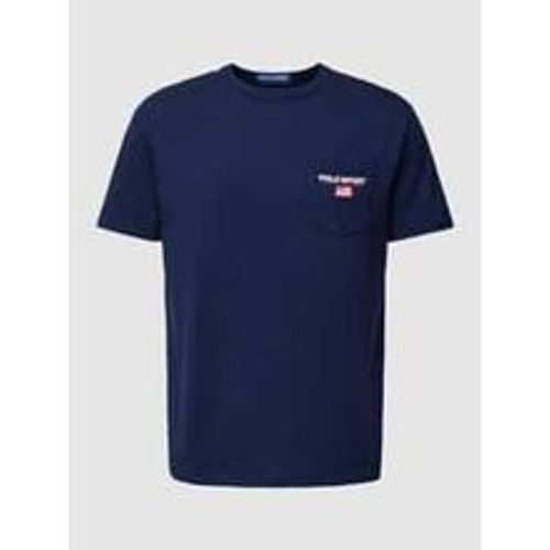 T-Shirt mit Label-Stitching - Polo Sport Ralph Lauren - Modalova