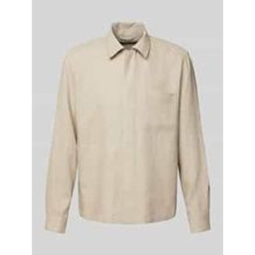 Regular Fit Hemdjacke aus Leinen-Viskose-Mix - Marc O'Polo - Modalova