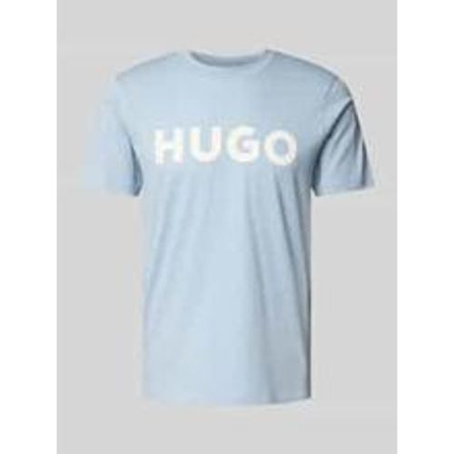 T-Shirt mit Label-Print Modell 'DULIVIO' - HUGO - Modalova