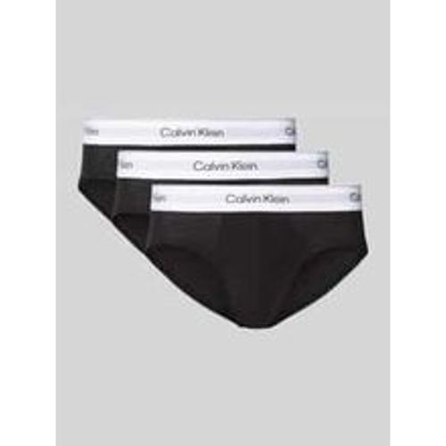 Slip mit elastischem Label-Bund im 3er-Pack - Calvin Klein Underwear - Modalova