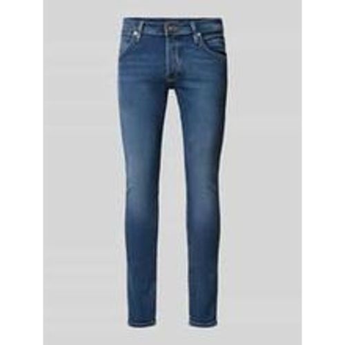 Slim Fit Jeans mit Label-Patch Modell 'GLENN' - jack & jones - Modalova