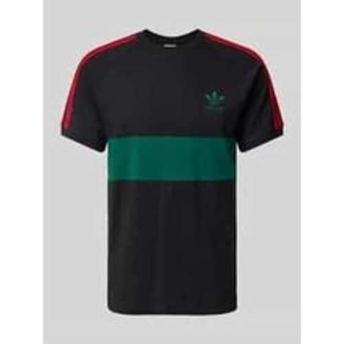 T-Shirt aus Viskose mit Label-Stitching - Adidas - Modalova