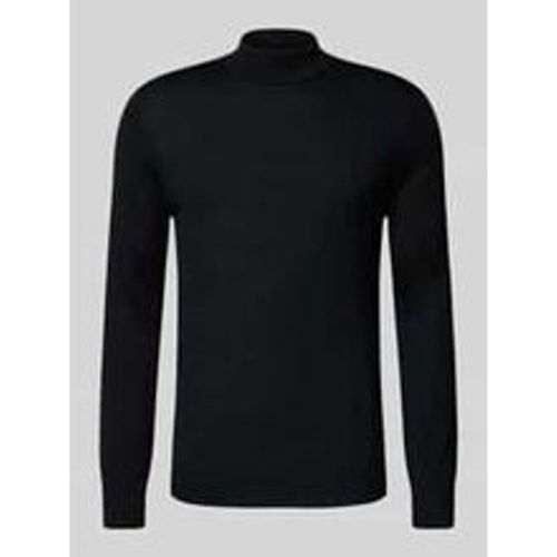 Strickpullover aus Merino-Mix mit Stehkragen - christian berg - Modalova