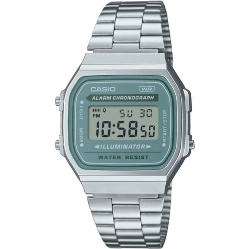 Casio - A168WA-3A - silver grey - Casio - Modalova