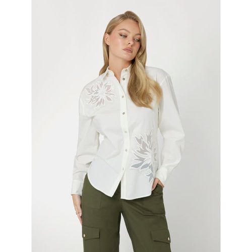 Camicia Marciano Con Ricamo Floreale - Marciano Guess - Modalova