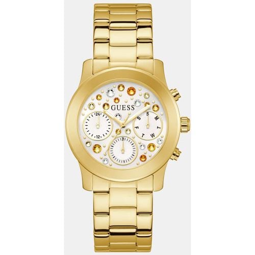 Orologio Multifunzione Con Cristalli - Guess - Modalova