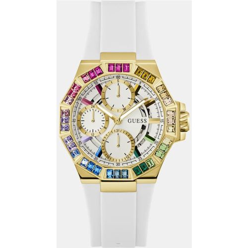 Orologio Multifunzione Con Cristalli - Guess - Modalova