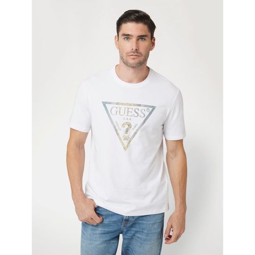 T-Shirt Stretch Logo Triangolo - Guess - Modalova