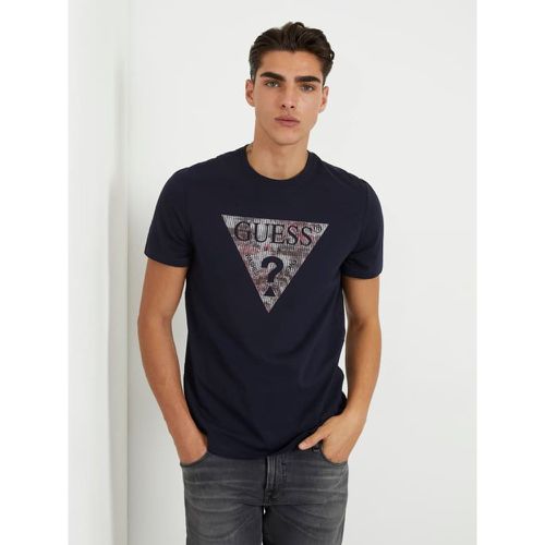 T-Shirt Stretch Logo Triangolo - Guess - Modalova