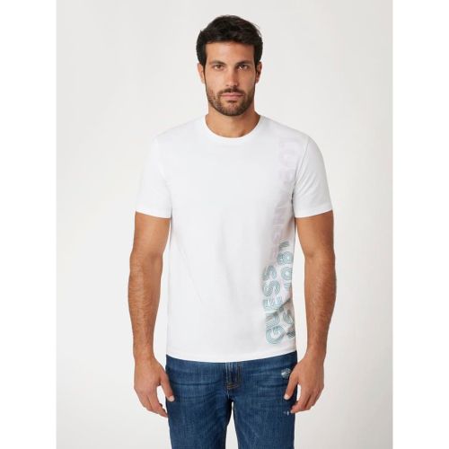 T-Shirt Stretch Logo Laterale - Guess - Modalova