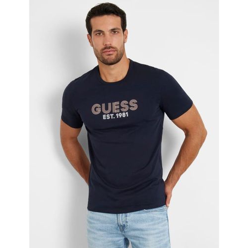 T-Shirt Stretch Logo Frontale - Guess - Modalova