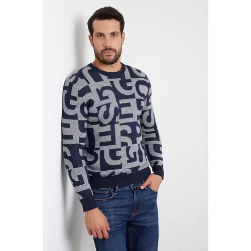 Maglione Logo All Over - Guess - Modalova