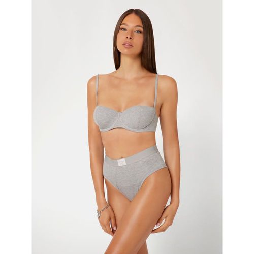 Reggiseno A Balconcino In Maglia A Costine Tessa - Guess - Modalova