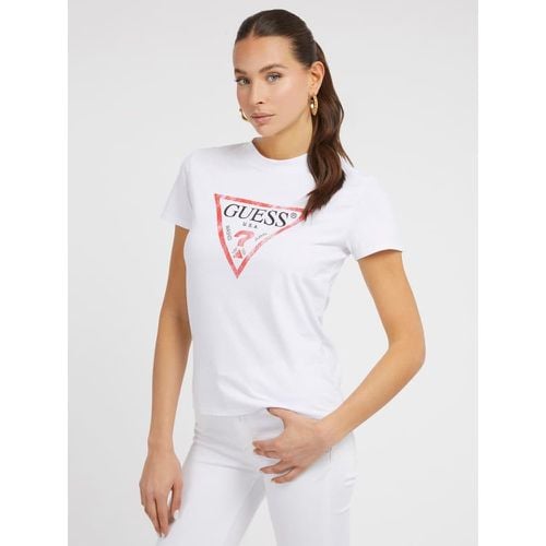 T-Shirt Logo Triangolo - Guess - Modalova