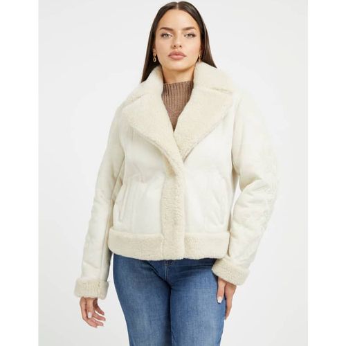 Giacca In Simil Sherpa - Guess - Modalova