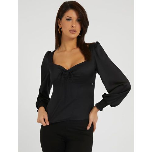 Blusa In Raso - Guess - Modalova