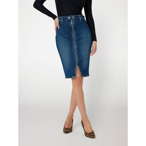 Gonna Midi Jeans Zip Intera - Guess - Modalova