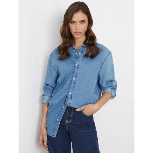 Camicia Jeans Relaxed - Guess - Modalova