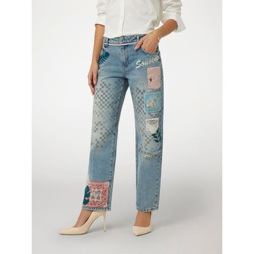 Jeans Straight A Vita Media - Guess - Modalova