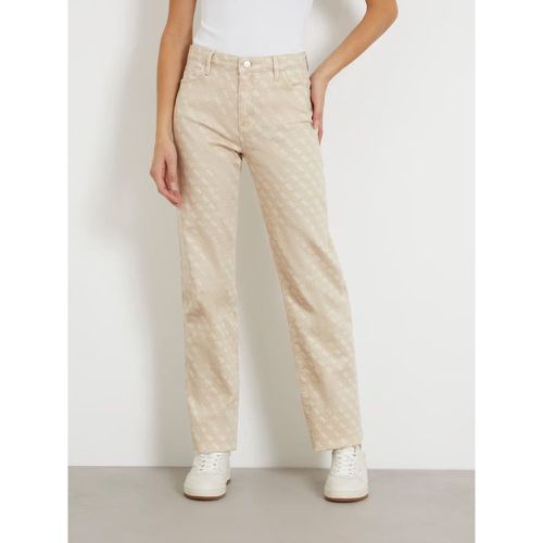 Pantaloni Straight Logo 4G - Guess - Modalova