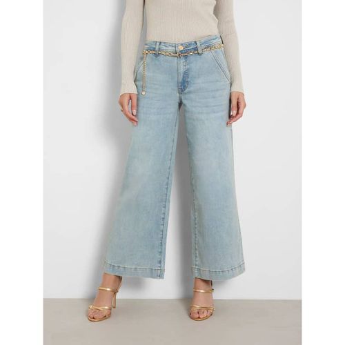 Jeans Wide Leg A Vita Media - Guess - Modalova