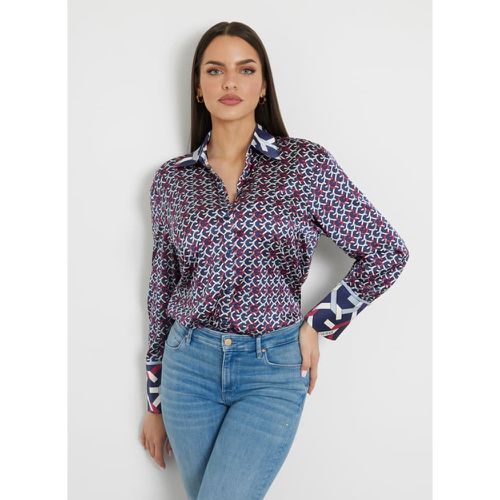 Camicia Logo All Over - Guess - Modalova