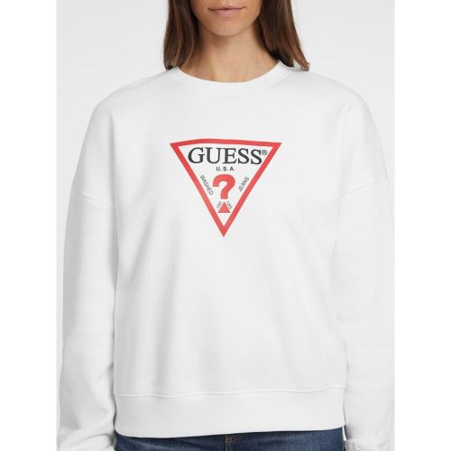 Felpa Oversize Con Logo Iconico - Guess - Modalova