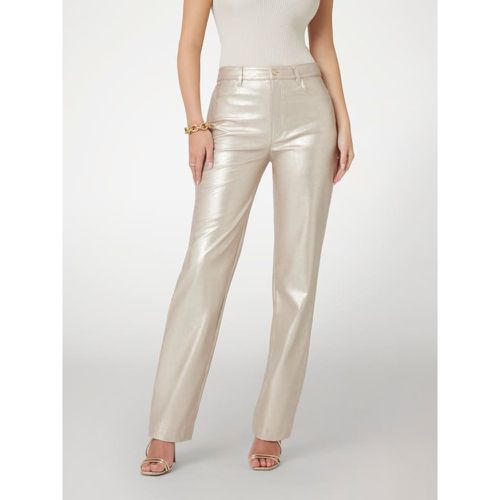 Pantalone Similpelle Metallizzata - Guess - Modalova