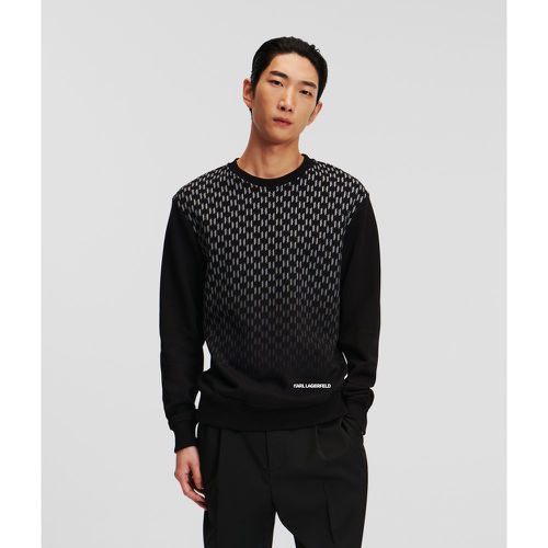 Kl Monogram Sweatshirt, Man, , Size: XS - Karl Lagerfeld - Modalova