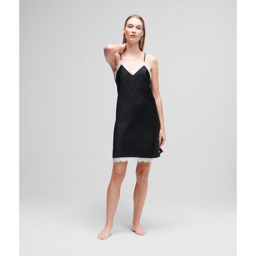 Lace Trim Negligee, Woman, , Size: S - Karl Lagerfeld - Modalova
