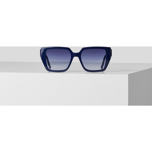 Karl X Amber Valletta Blok Sunglasses, Woman, , Size: One size - Karl Lagerfeld - Modalova