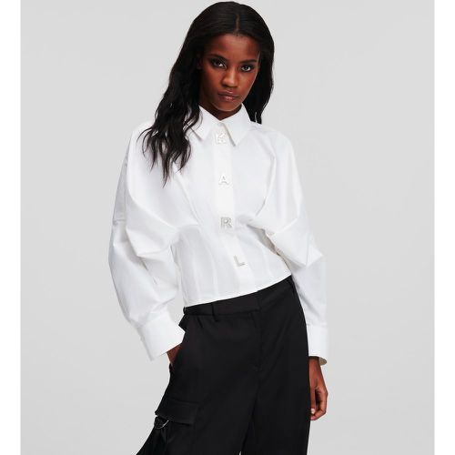 Karl Letters Shirt, Woman, , Size: 42 - Karl Lagerfeld - Modalova