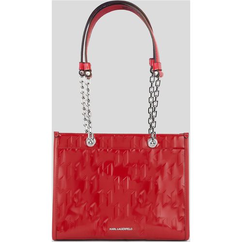 K/skuare Shiny Medium Tote Bag, Woman, , Size: One size - Karl Lagerfeld - Modalova