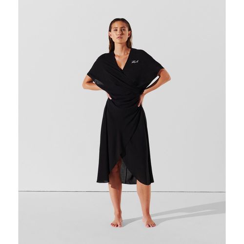Wrap Beach Dress, Woman, , Size: M - Karl Lagerfeld - Modalova