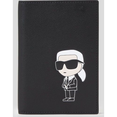 K/ikonik Leather Passport Case, Woman, , Size: One size - Karl Lagerfeld - Modalova