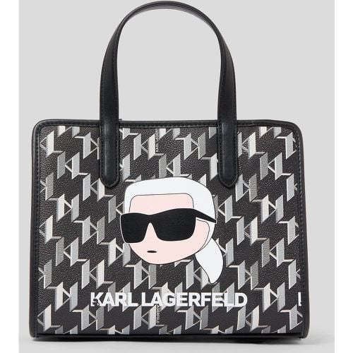 Ikon Monogram Small Tote, Woman, /, Size: One size - Karl Lagerfeld - Modalova