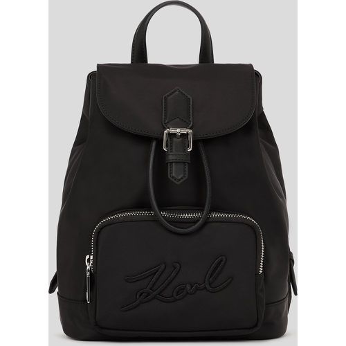 K/signature Nylon Backpack, Woman, , Size: One size - Karl Lagerfeld - Modalova
