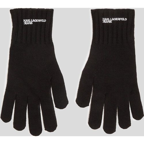 Klj Logo Gloves, Man, , Size: L - KL Jeans - Modalova