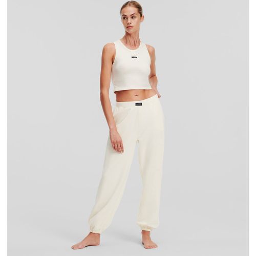 Essential Logo Cuffed Loungewear Joggers, Woman, , Size: M - Karl Lagerfeld - Modalova