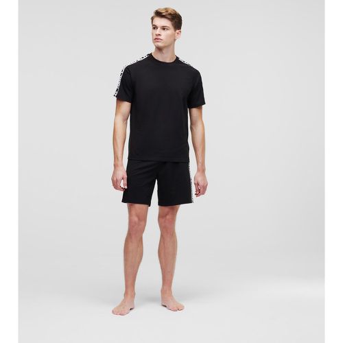 Karl Logo Shorts And T-shirt Pajama Set, Man, , Size: XS - Karl Lagerfeld - Modalova