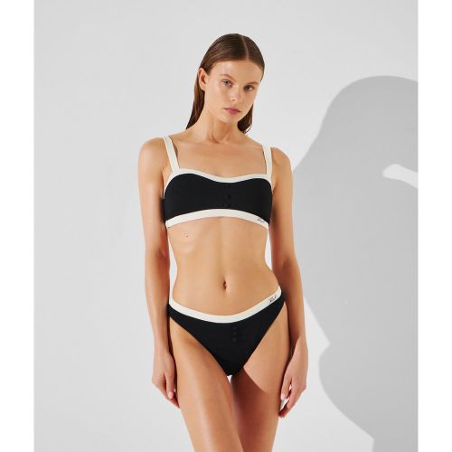 Haut De Bikini Bandeau Monochrome, , /, Taille: L - Karl Lagerfeld - Modalova