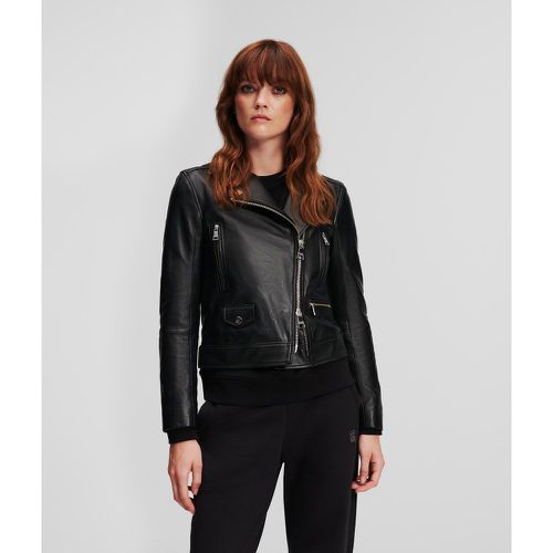 K/ikonik Glitter Biker Jacket, Woman, , Size: 38 - Karl Lagerfeld - Modalova