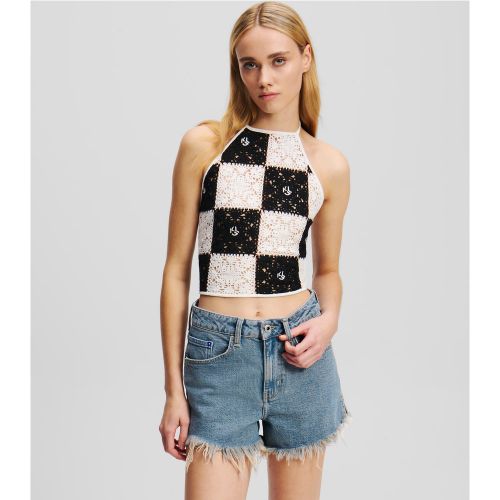 Top Dos Nu En Crochet, , /, Taille: L - Karl Lagerfeld - Modalova