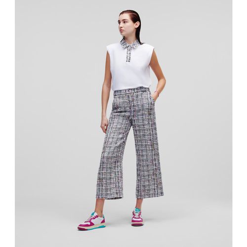 Summer Bouclé Trousers, Woman, , Size: 38 - Karl Lagerfeld - Modalova