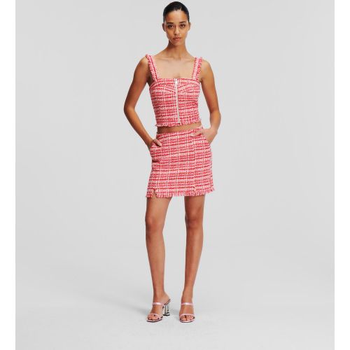 Bouclé Mini Skirt, Woman, /, Size: 4 - Karl Lagerfeld - Modalova