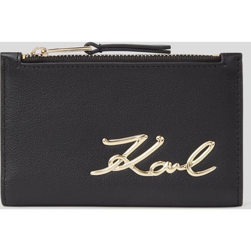 K/signature Slim Bi-fold Cardholder, Woman, /, Size: One size - Karl Lagerfeld - Modalova