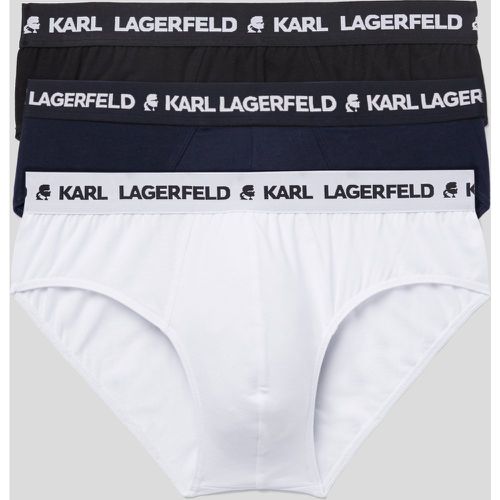 Logo Briefs 3-pack, Man, //, Size: L - Karl Lagerfeld - Modalova